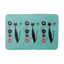 Gato Legal MCM Moderno de Meio século da Era Atômi