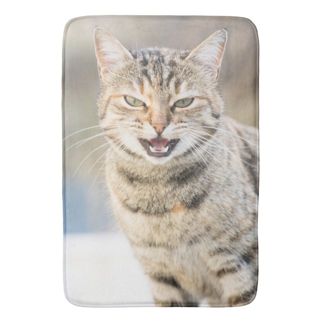 Tapete De Banheiro Gato lindo (Frente Vertical)