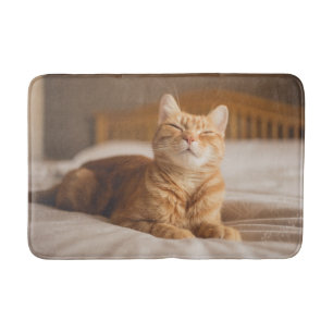 Tapete De Banheiro Gato sonolento das imagens de Getty