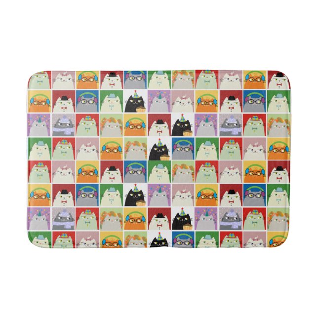 Tapete De Banheiro Gatos Engraçados (Frente)