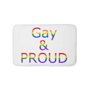 Tapete De Banheiro Gay de queda e orgulho