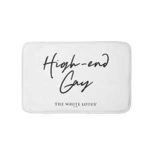 Tapete De Banheiro Gay high-end - O Lotus Branco