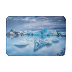 Tapete De Banheiro Gelo e neve Jokulsarlon Lagoon, Islândia