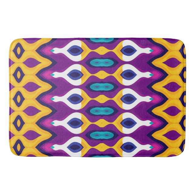 Tapete De Banheiro geometria abstrato (Frente)