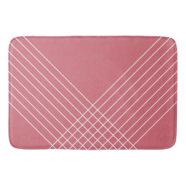 Tapete De Banheiro Geométrico Urbano Tendência Rosa Coral