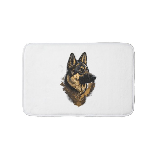 Tapete De Banheiro German shepherd 004 (frente)