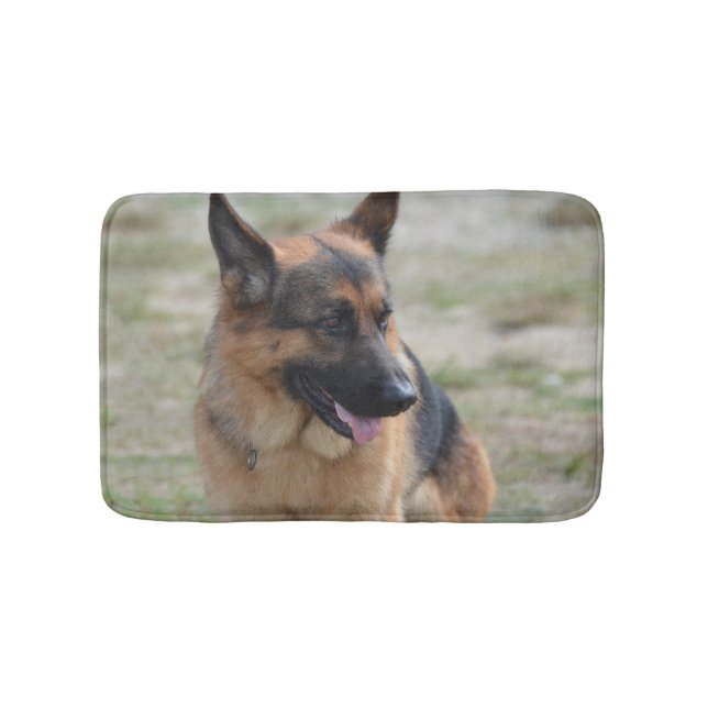 Tapete De Banheiro German shepherd adorável (frente)