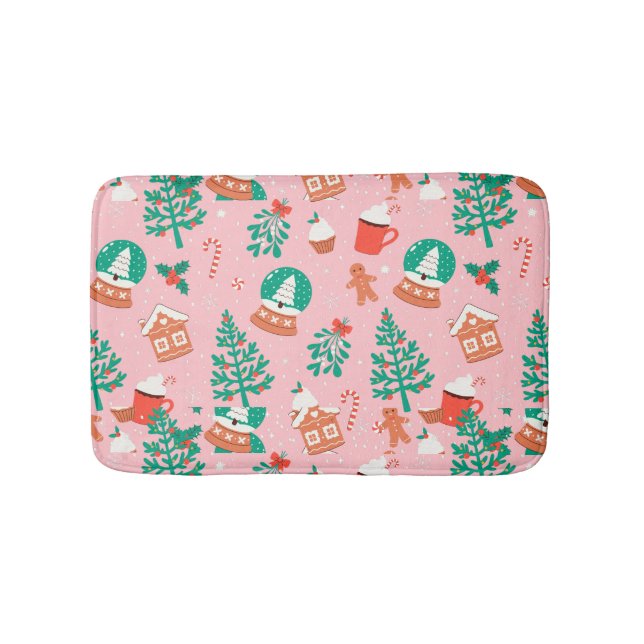 Tapete De Banheiro Gingerbread Christmas  (frente)