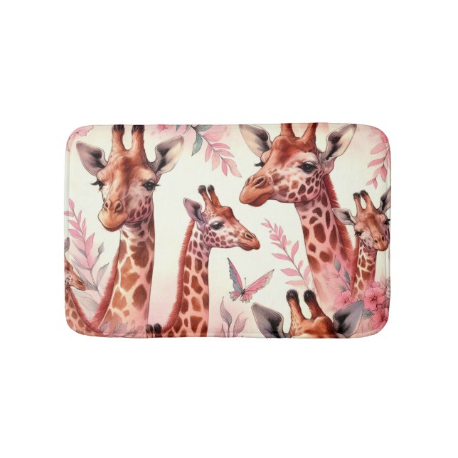 Tapete De Banheiro Girafa de Cana-de-Água (frente)