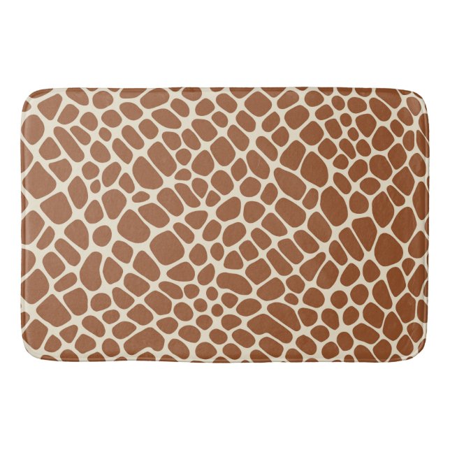 Tapete De Banheiro Giraffe Pattern (Frente)