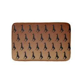 Tapete De Banheiro Giraffe Silhouette Pattern