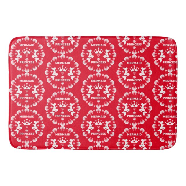 Tapete De Banheiro Girl Mermaid Princess (Frente)