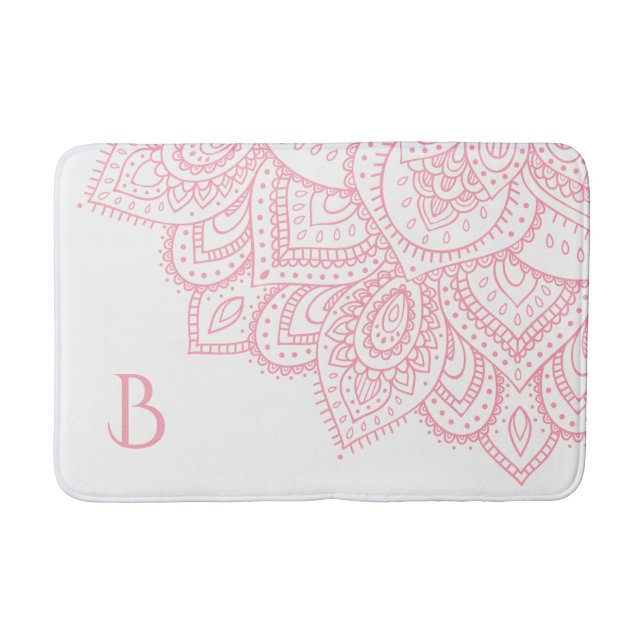 Tapete De Banheiro Girly Lace Mandala (Frente)