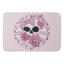 Tapete De Banheiro Girly Punk Skull