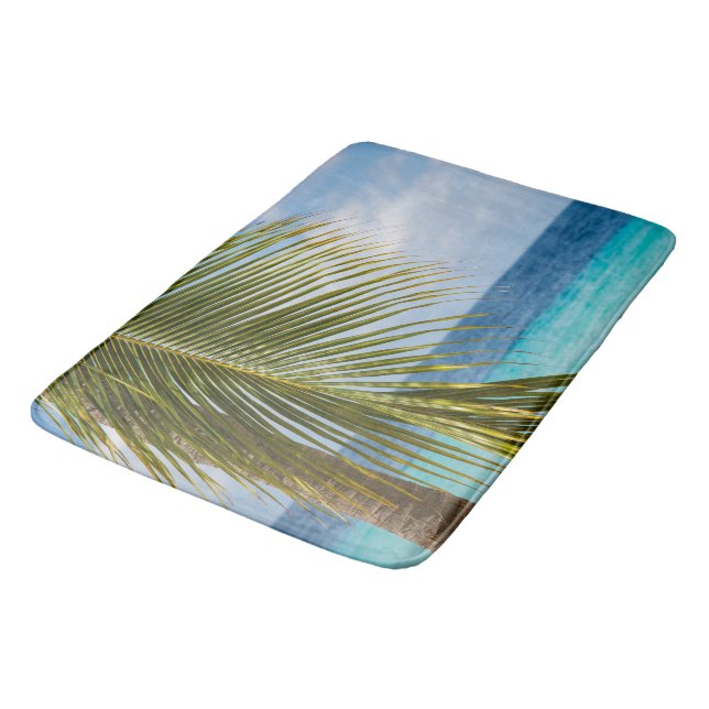 Tapete De Banheiro Glam Palm Ocean 1 (Angulado)