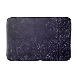 Tapete De Banheiro Glimmering Indigo Grunge Meia-Noite Roxo