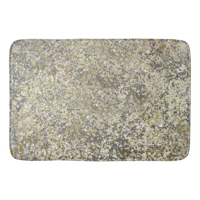 Tapete De Banheiro Glitter Dourado Crackle Moderno de Glicle Chic Spa (Frente)