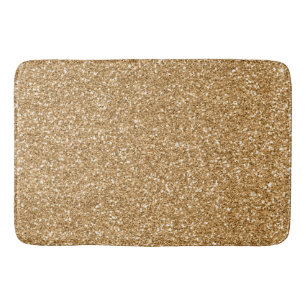 Tapete De Banheiro Glitter Glitter Sparkle Dourado