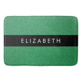 Tapete De Banheiro Glitter Verde, Fundo Glitter, Seu Nome