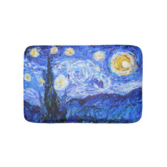 Tapete De Banheiro Glittery Night Bath Mat (frente)