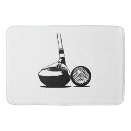 Tapete De Banheiro Golf Ball and Club