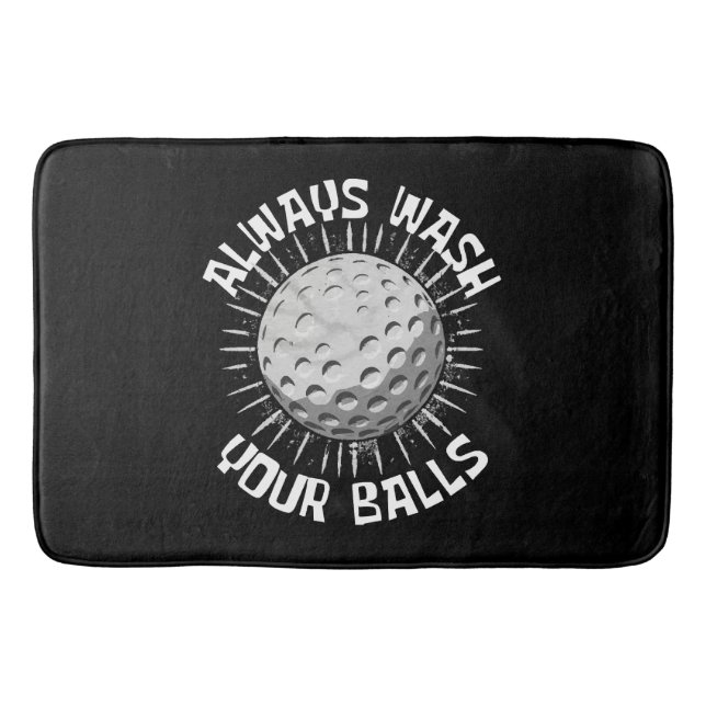 Tapete De Banheiro Golfe engraçado (Frente)