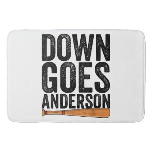TAPETE DE BANHEIRO GOSTA ANDERSON FUNNY PRESENTE BASEBALL ANDERSON