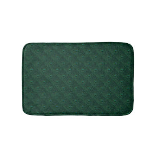 Tapete De Banheiro Gotas de Água em Metal Verde