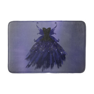 Tapete De Banheiro Gothic Fairy Indigo Gown Ovinos Roxos Profundos