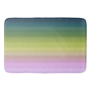 Tapete De Banheiro Gradient ombre stripe branda verde borrado verde