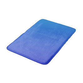 Tapete De Banheiro Gradiente de cor azul