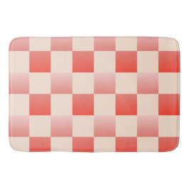 Tapete De Banheiro Gradiente de Pêssego Coral Verificado