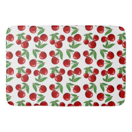 Tapete De Banheiro Gráfico de cerejas vermelhas em todos os padrões