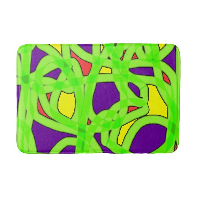 Tapete De Banheiro Grafite pop Art (Frente)