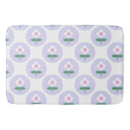 Tapete De Banheiro Grafo-de-cabra-margarida-roxa