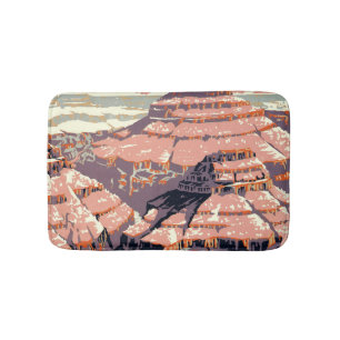 Tapete De Banheiro Grand Canyon Western Graphic Art American