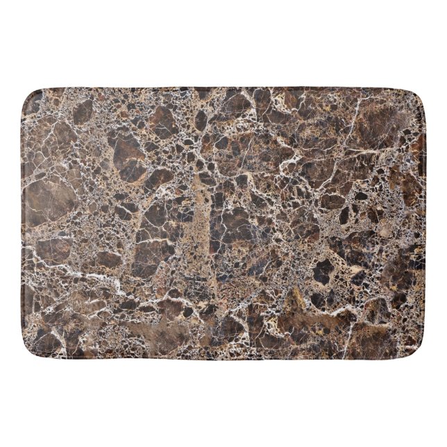 Tapete De Banheiro Granite Stone Pattern Bath Mat (Frente)