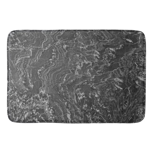 Tapete De Banheiro Granite Stone Pattern Bath Mat (Frente)