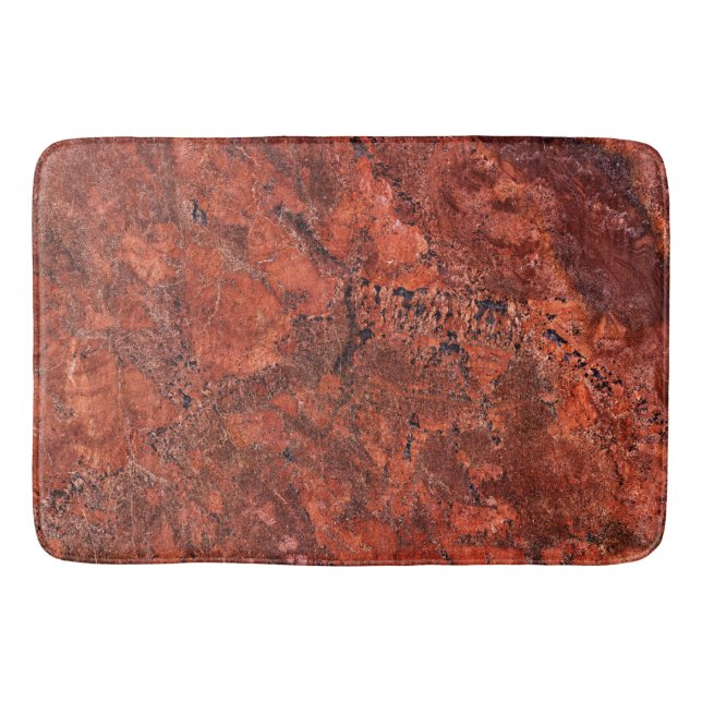 Tapete De Banheiro Granite Stone Pattern Bath Mat (Frente)