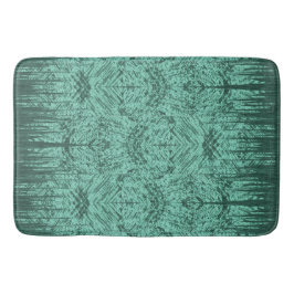 Tapete De Banheiro Green Abstract Island Tiki Pattern