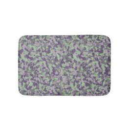 Tapete De Banheiro green and purple camo abstract