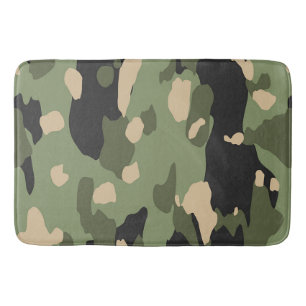 Tapete De Banheiro Green Camou