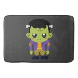 Tapete De Banheiro Green Frankenstein Monster Halloween