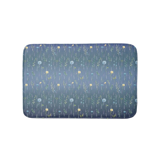 Tapete De Banheiro Greenery Watercolor Flórida Botânica russa (frente)