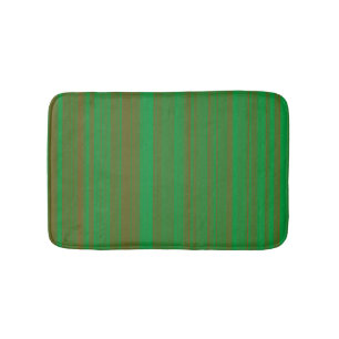Tapete De Banheiro Grey Brown Stripes Verde
