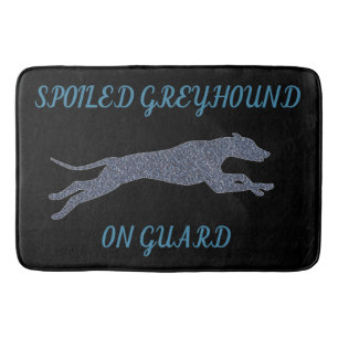 Tapete De Banheiro Greyhound mimado na Guarda