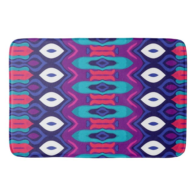 Tapete De Banheiro Groovy Drops e Diamantes (Frente)