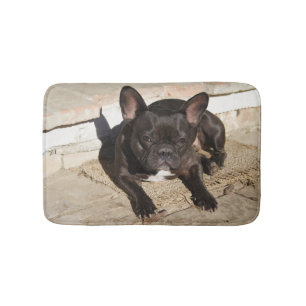 Tapete De Banheiro Grouchy French Bulddog