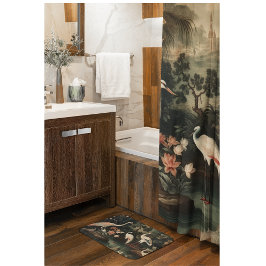 Tapete De Banheiro gruas e palácios nos trópicos