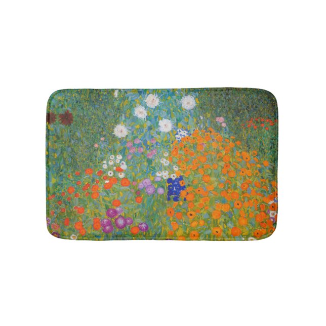 Tapete De Banheiro Gustav Klimt - Jardim Flor (frente)